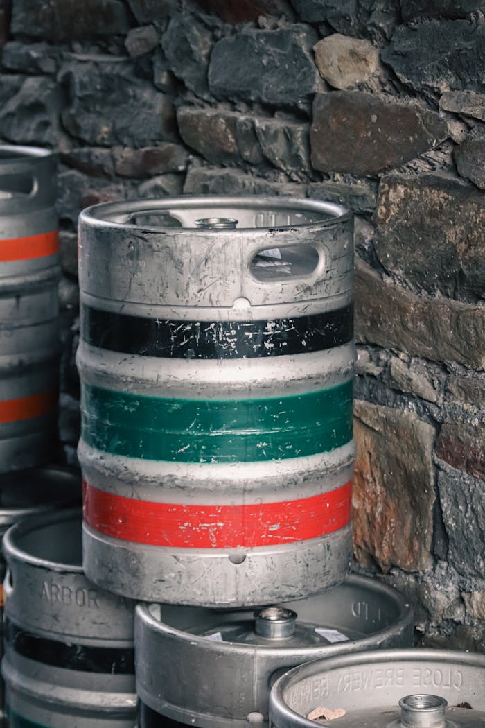 Beer Kegs Stack